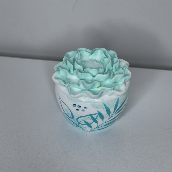 Floral Eco Resin Trinket Box