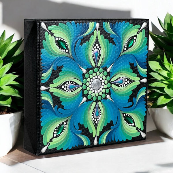 6x6” Canvas - Mandala