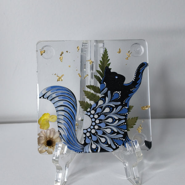 Moonlit Cat Coaster