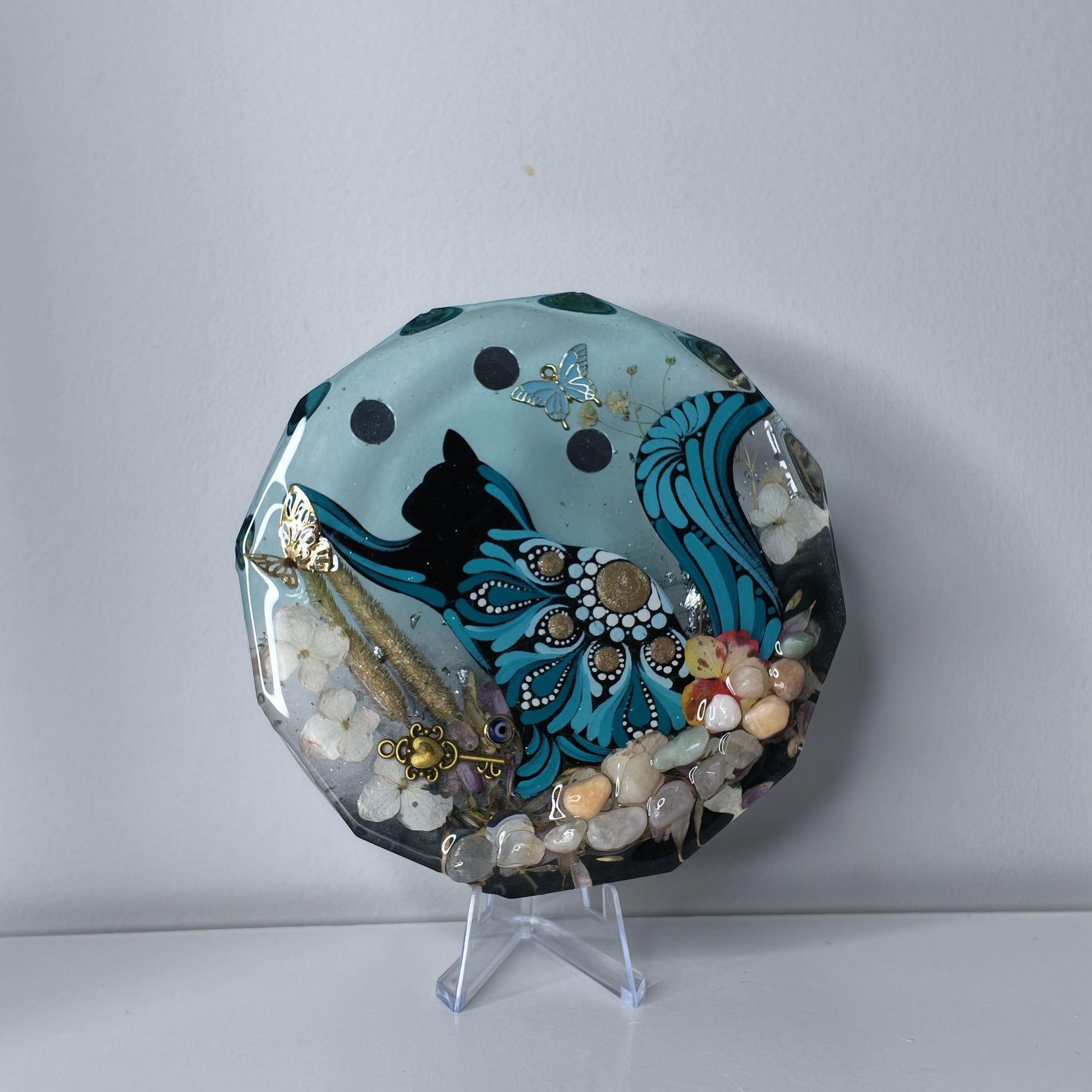 Moonlit Cat Home Decor