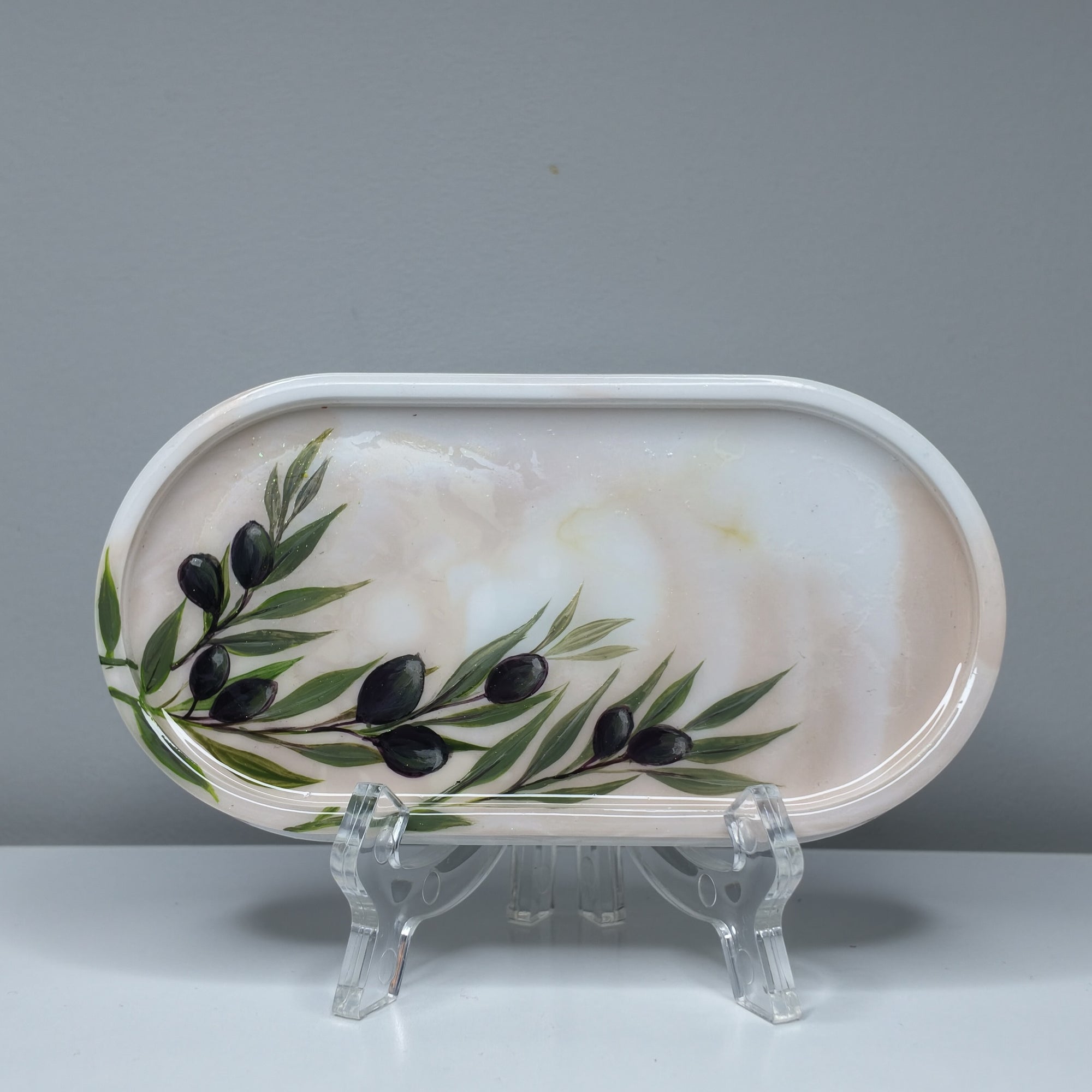 Olive Branch Decorative Tray