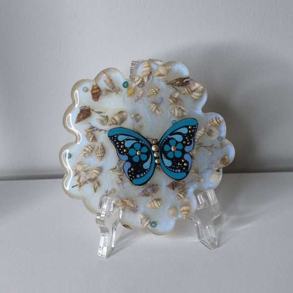 Pearl Tide Butterfly Coaster