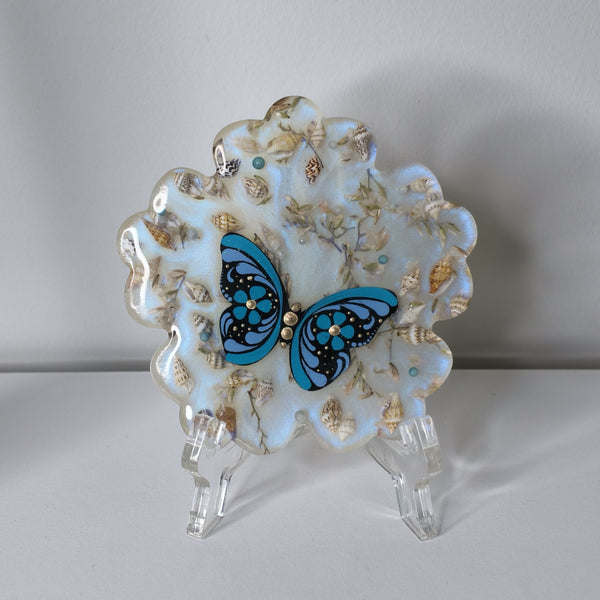 Ocean Wings Resin Coaster