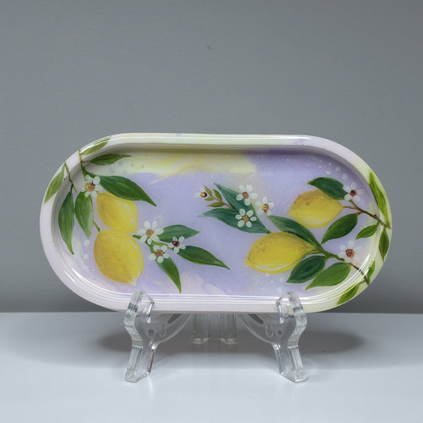 Lavender Lemon Blossom Tray