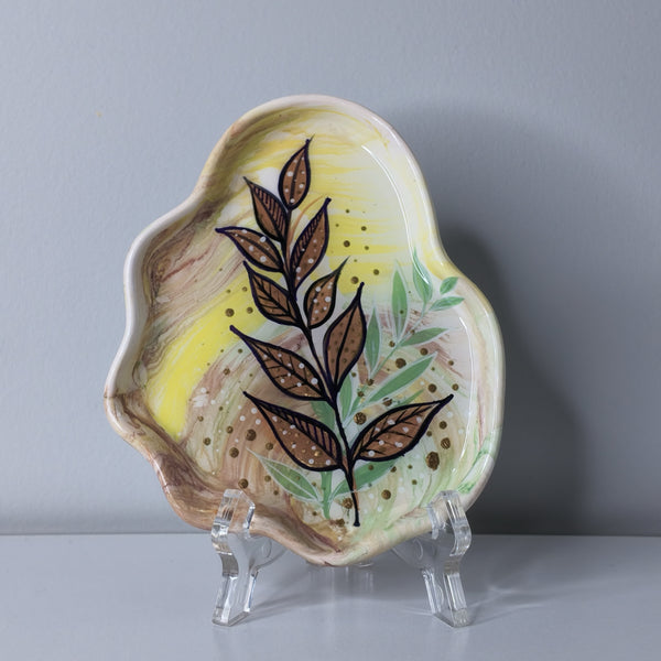 Botanical Eco Resin Trinket Tray