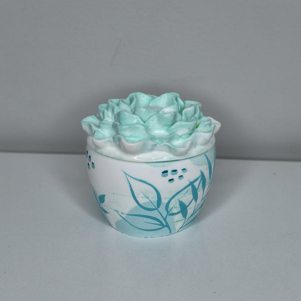 Floral Eco Resin Trinket Box