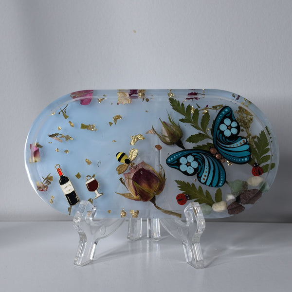 Enchanted Butterfly Garden Tray