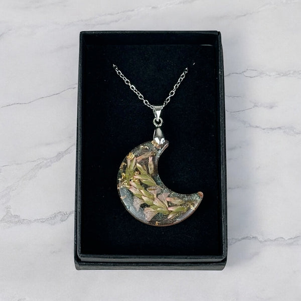 Necklace - Crescent Bloom