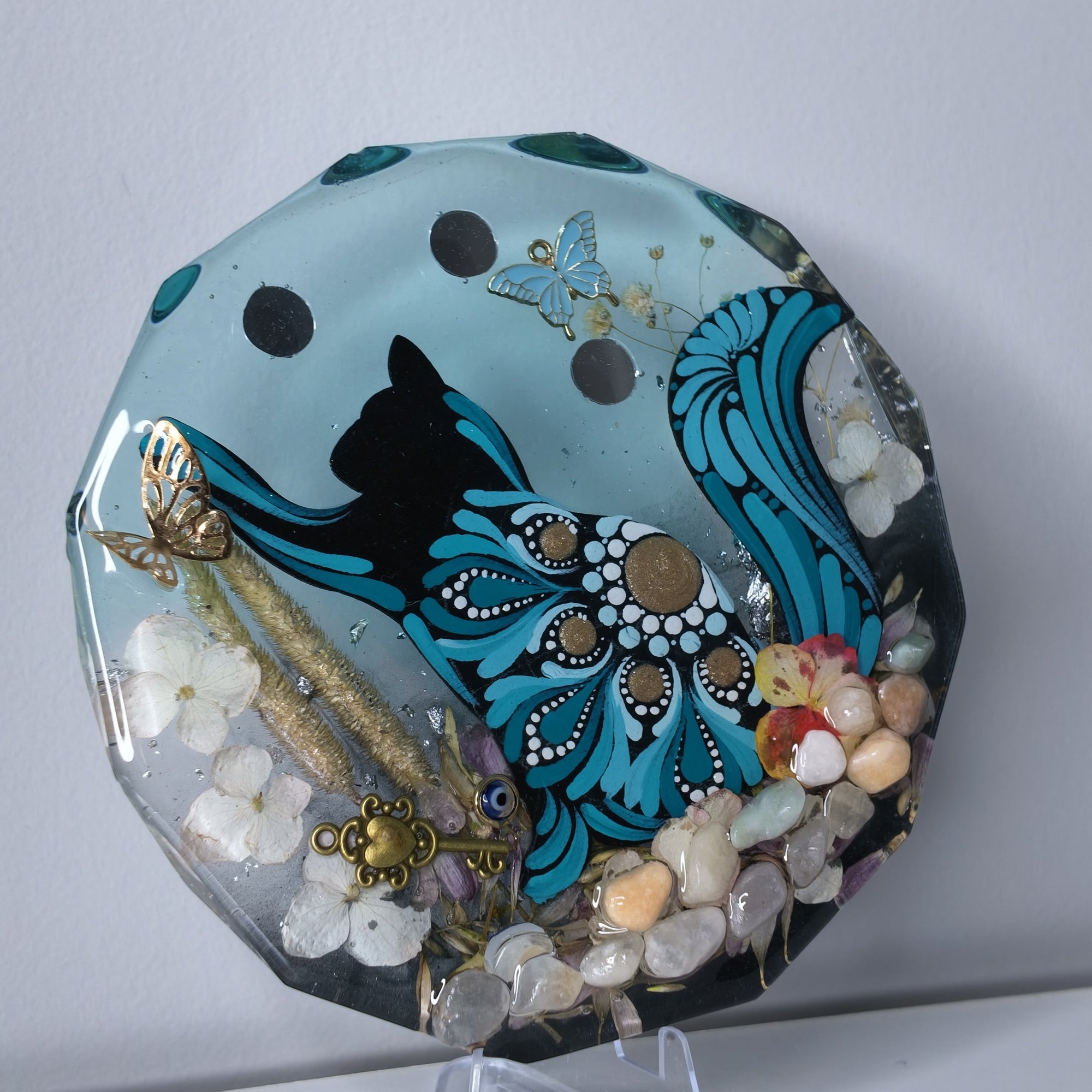 Moonlit Cat Home Decor