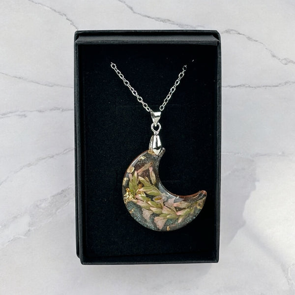 Necklace - Crescent Bloom
