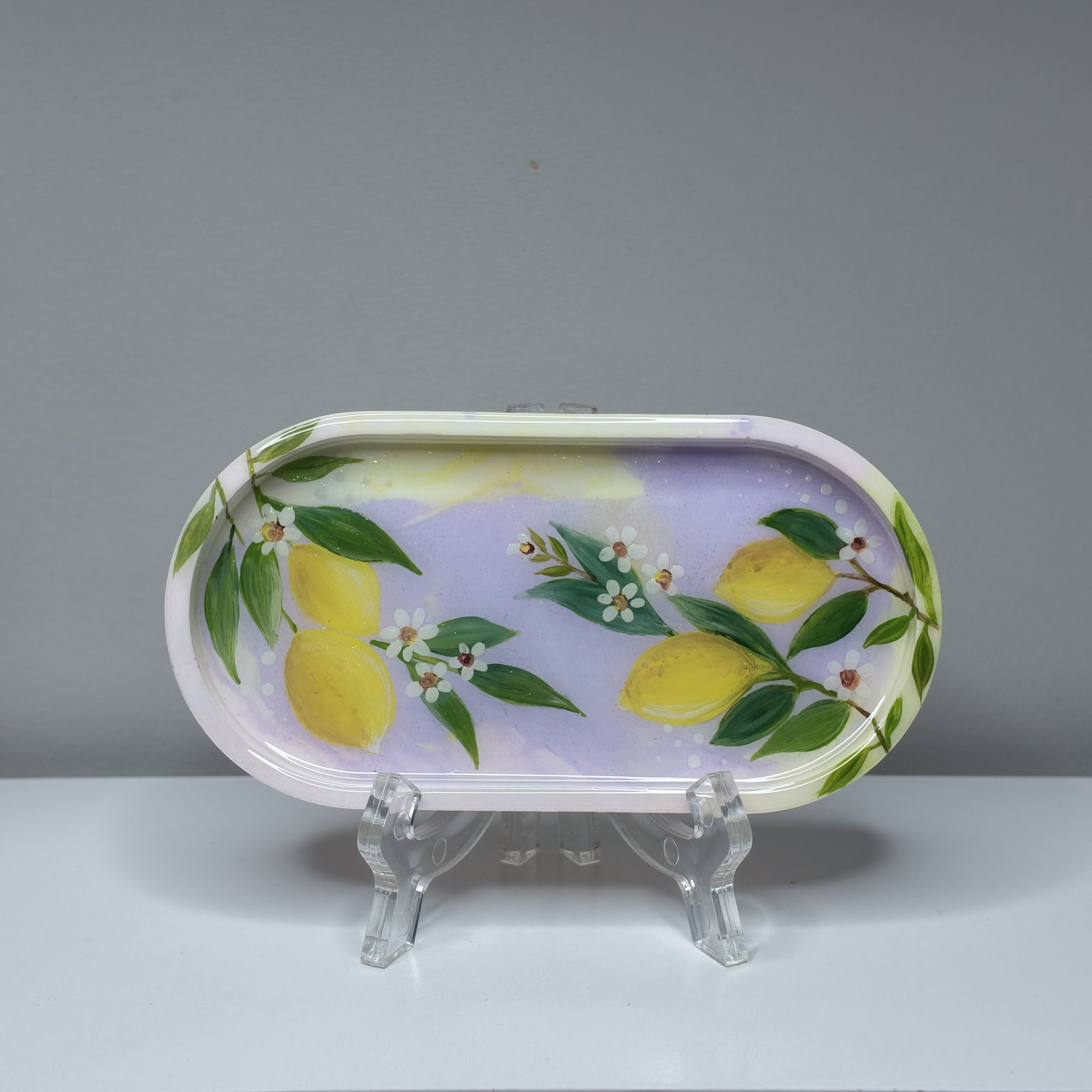 Lavender Lemon Blossom Tray
