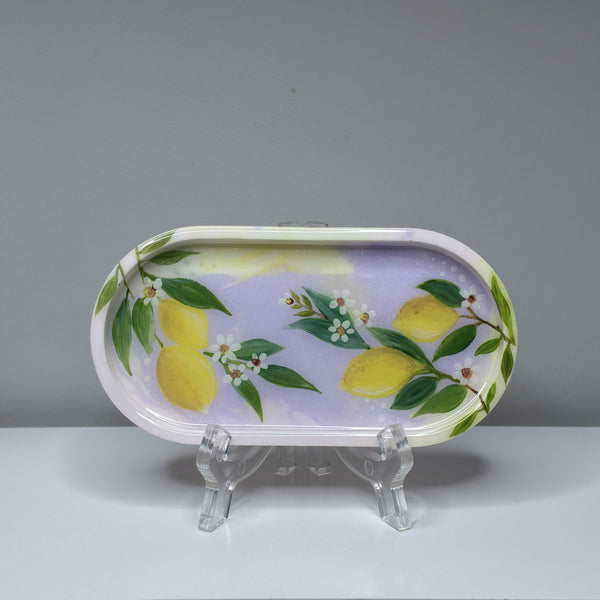 Lavender Lemon Blossom Tray