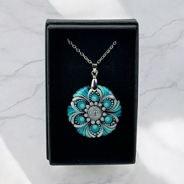 Necklace - Turquoise Blossom