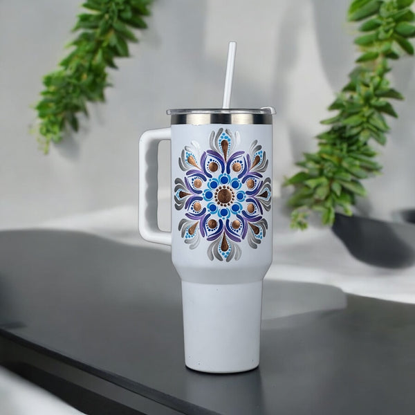 40oz Tumblr- Mandala