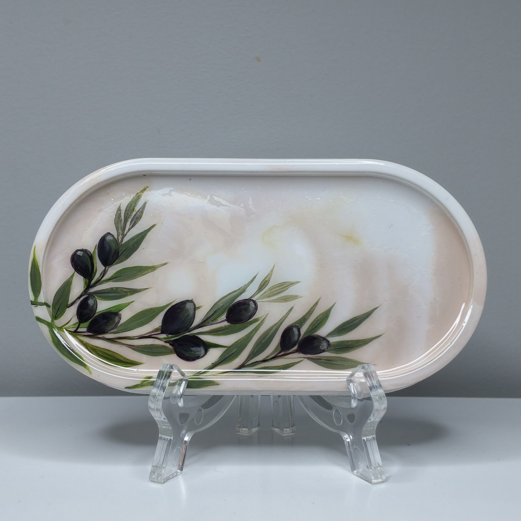 Olive Branch Decorative Tray