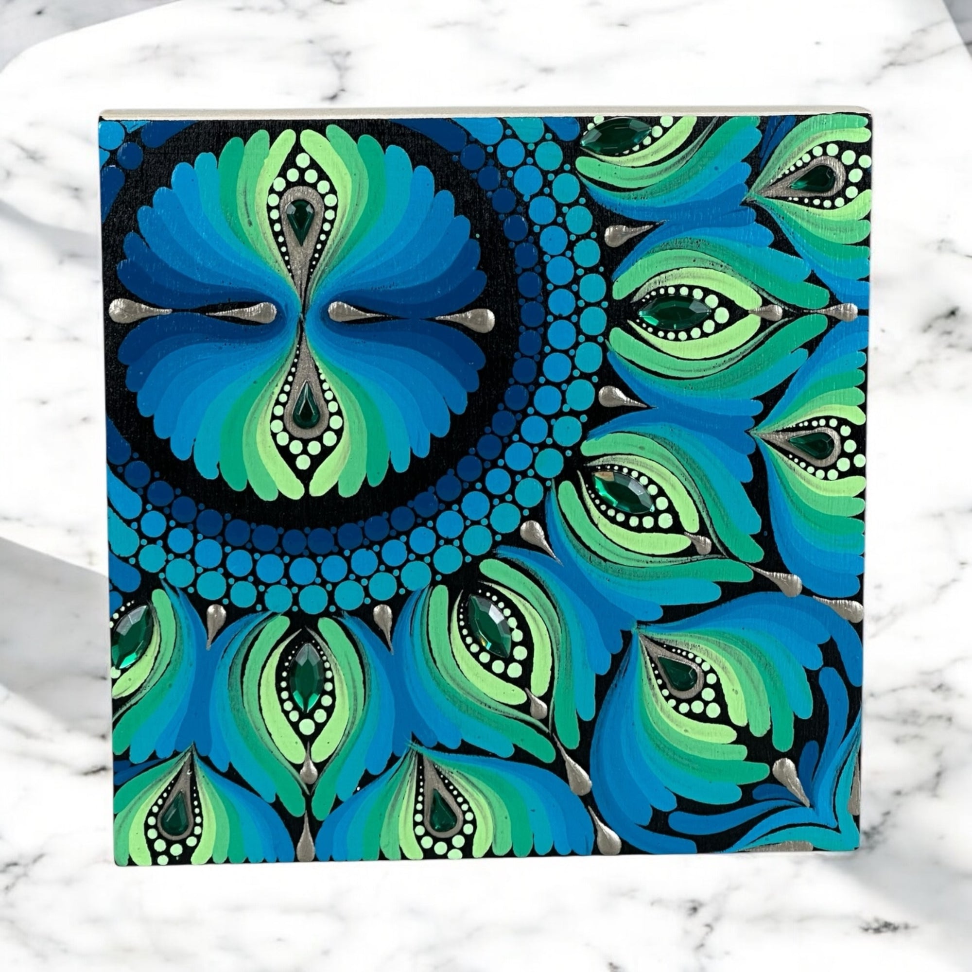 6x6” Canvas - Mandala