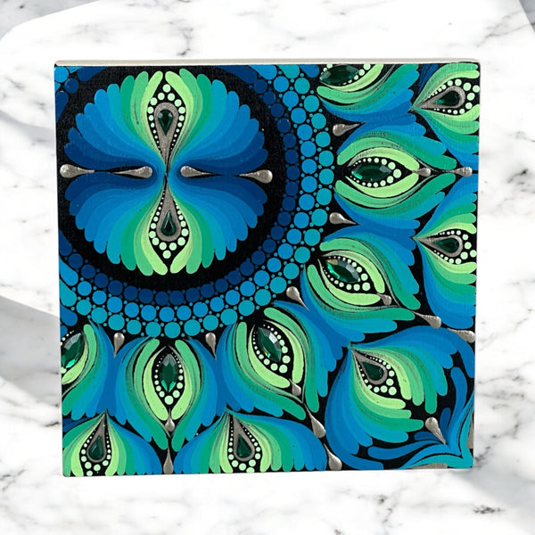 6x6” Canvas - Mandala