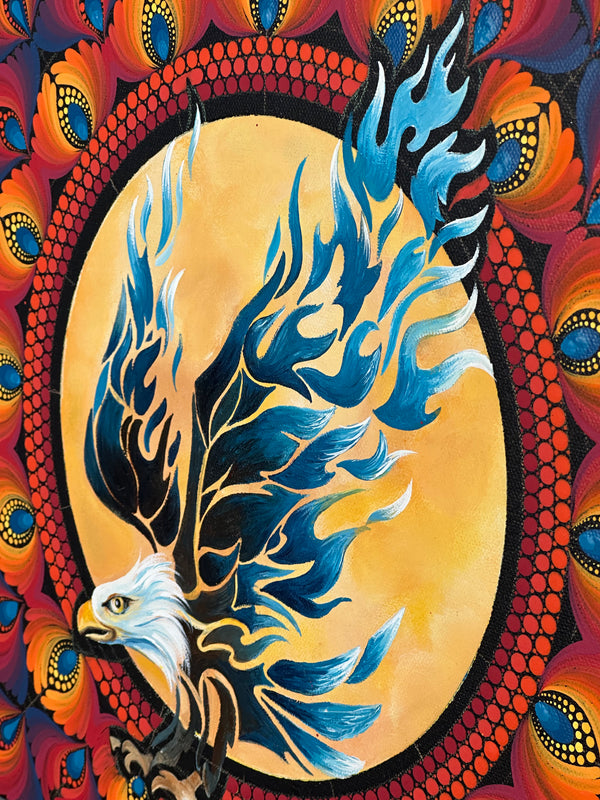 14" Rise of the Flame Mandala
