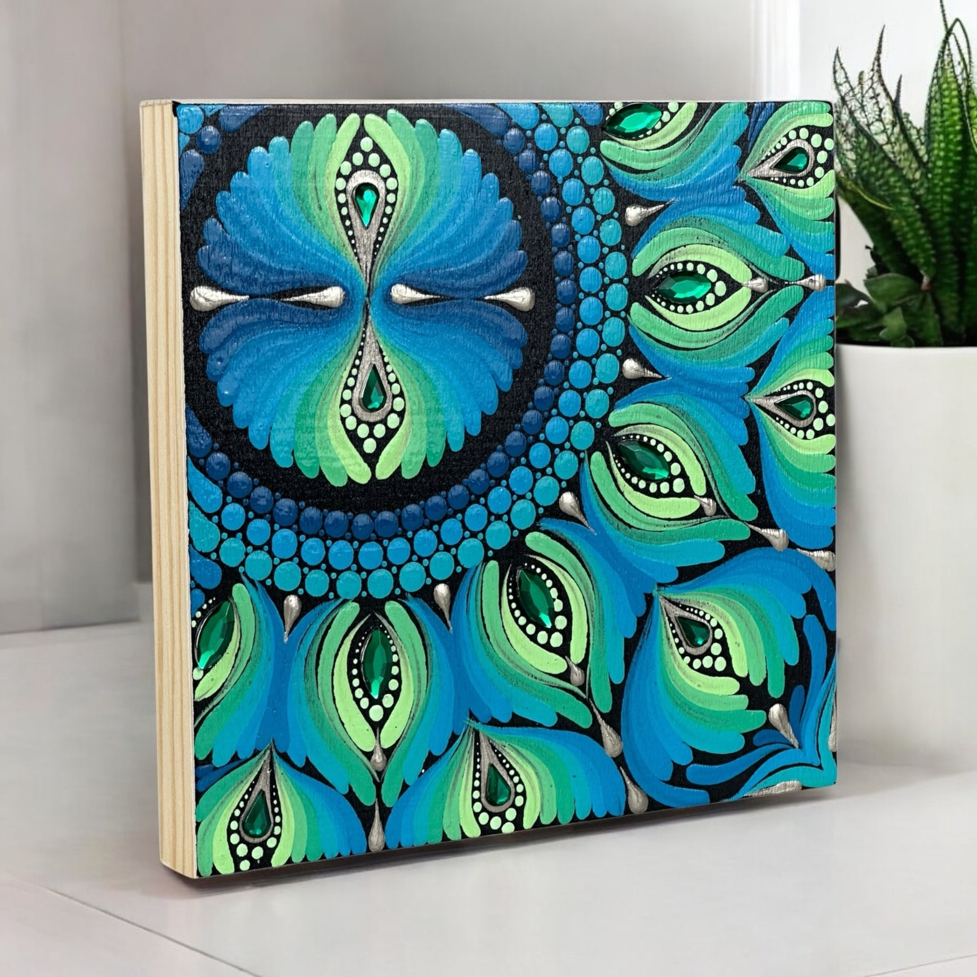 6x6” Canvas - Mandala