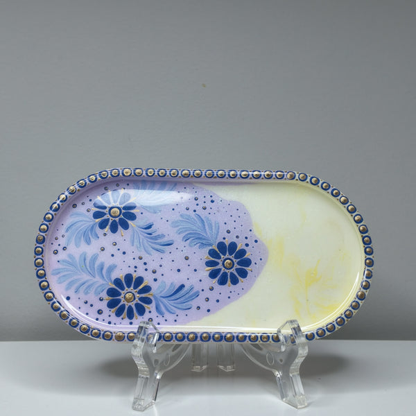 Lavender Bloom Decorative Tray