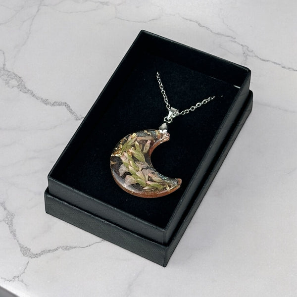 Necklace - Crescent Bloom